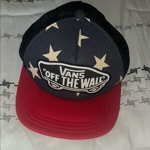 Vans Red, Blue and Black Star Hat